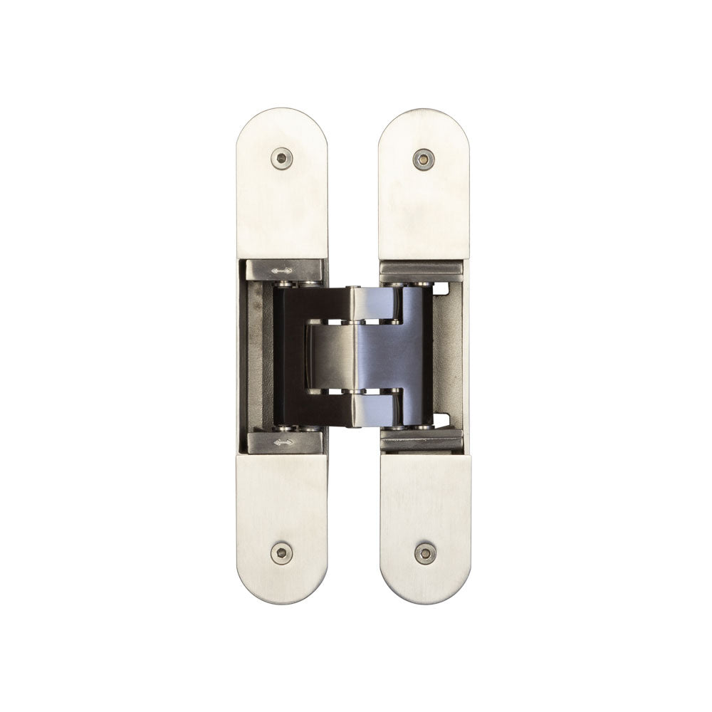 High quality image of Frelan - Ghost 160mm 3D Concealed Hinge Satin Stainless Steel Sku. CH100SS