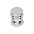 High quality image of FTD - Ringed Knob - Polished Chrome | Sku. ch30acp | Trade Door Handles.