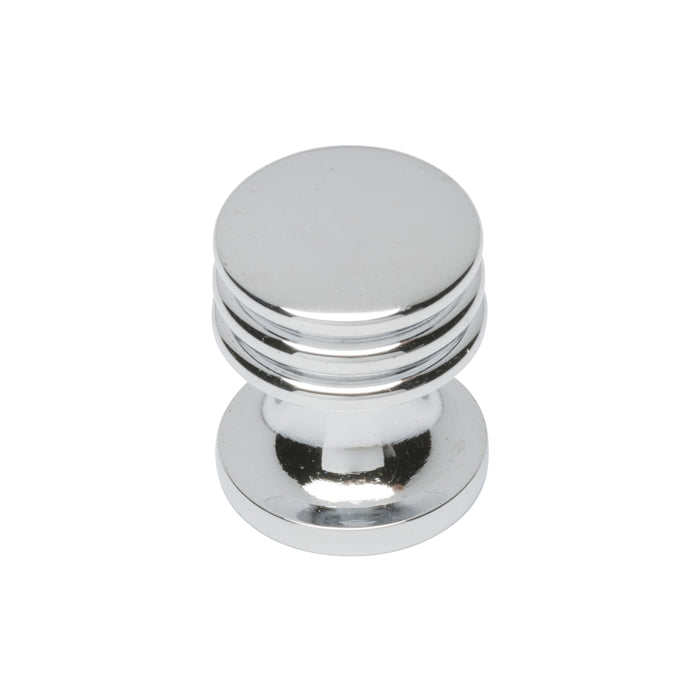 High quality image of FTD - Ringed Knob - Polished Chrome | Sku. ch30acp | Trade Door Handles.