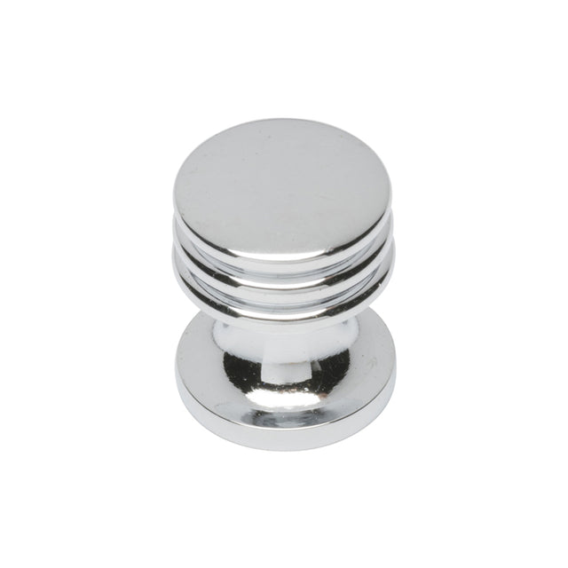 High quality image of FTD - Ringed Knob - Polished Chrome | Sku. ch30acp | Trade Door Handles.