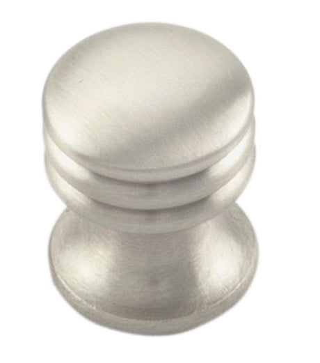 High quality image of FTD - Ringed Knob Satin Nickel - Satin Nickel | Sku. ch30asn | Trade Door Handles.