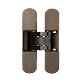 High quality image of Frelan - Ghost 140mm 3D Concealed Hinge Dark Bronze Sku. CH60DB