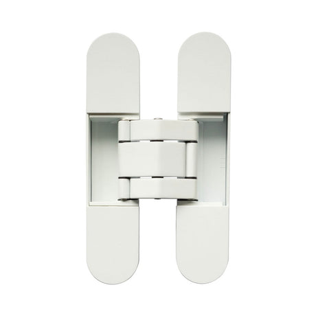High quality image of Frelan - Ghost 140mm 3D Concealed Hinge White Sku. CH60WH
