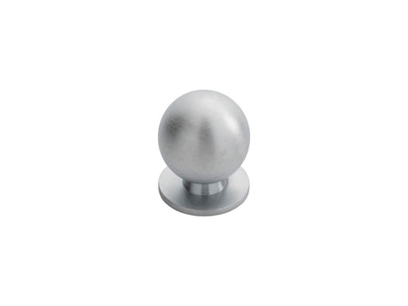 High quality image of FTD - Ball Knob Satin Chrome 30mm - Satin Chrome | Sku. ch6dsc | Trade Door Handles.