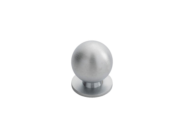 High quality image of FTD - Ball Knob Satin Chrome 30mm - Satin Chrome | Sku. ch6dsc | Trade Door Handles.