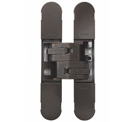 High quality image of Eurospec - 75mm Ceam 3D Concealed Hinge 1129 - Bronze Plated | Sku. ci001129bro00 | Trade Door Handles.