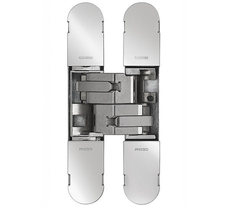 High quality image of Eurospec - 100mm Ceam 3D Concealed Hinge 1130 - Nickel Plate | Sku. ci001130nik00 | Trade Door Handles.