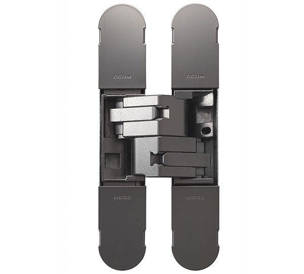 High quality image of Eurospec - 100mm Ceam 3D Concealed Hinge 1230 - Black Nickel | Sku. ci001230nne00 | Trade Door Handles.