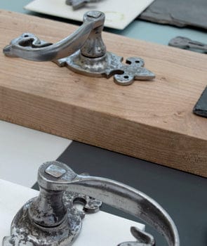 Image showing Natural Textured Door Handles by From The Anvil.  Available from Trade Door Handles in Kendal