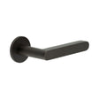 High quality image of CRES - CR-101 Dark Bronze Unsprung Round Rose Door Handle Sku. CR-101A2DB