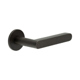 High quality image of CRES - CR-101 Dark Bronze Fixed Dead Round Rose Door Handle Sku. CR-101A3DB