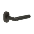 High quality image of CRES - CR-102 Dark Bronze Multi Point Oval Rose Door Handle Sku. CR-102C4DB