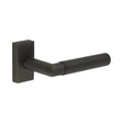High quality image of CRES - CR-102 Dark Bronze Multi Point Rectangular Rose Door Handle Sku. CR-102D4DB