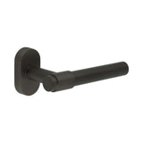 High quality image of CRES - CR-103 Dark Bronze Multi Point Oval Rose Door Handle Sku. CR-103C4DB