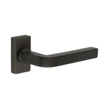 High quality image of CRES - CR-104 Dark Bronze Multi Point Rectangular Rose Door Handle Sku. CR-104D4DB