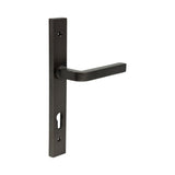 High quality image of CRES - CR-104 Dark Bronze Multi Point Backplate Door Handle Sku. CR-104G4DB