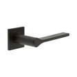 High quality image of CRES - CR-105 Dark Bronze Sprung Square Rose Door Handle Sku. CR-105B1DB