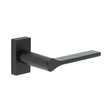 High quality image of CRES - CR-105 Black Multi Point Rectangular Rose Door Handle Sku. CR-105D4MB