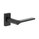 High quality image of CRES - CR-105 Black Multi Point Rectangular Rose Door Handle Sku. CR-105D4MB