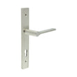 High quality image of CRES - CR-105 Satin Stainless Steel Multi Point Backplate Door Handle Sku. CR-105G4SSS