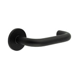 High quality image of CRES - CR-106 Black Sprung Round Rose Door Handle Sku. CR-106A1MB