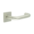 High quality image of CRES - CR-106 Satin Stainless Steel Sprung Square Rose Door Handle Sku. CR-106B1SSS