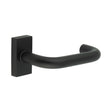 High quality image of CRES - CR-106 Black Multi Point Rectangular Rose Door Handle Sku. CR-106D4MB
