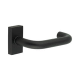 High quality image of CRES - CR-106 Black Multi Point Rectangular Rose Door Handle Sku. CR-106D4MB