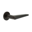 High quality image of CRES - CR-107 Dark Bronze Sprung Round Rose Door Handle Sku. CR-107A1DB
