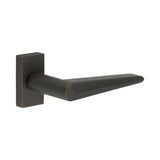 High quality image of CRES - CR-107 Dark Bronze Multi Point Rectangular Rose Door Handle Sku. CR-107D4DB
