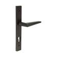 High quality image of CRES - CR-107 Dark Bronze Multi Point Backplate Door Handle Sku. CR-107G4DB