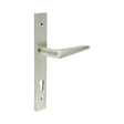 High quality image of CRES - CR-107 Satin Stainless Steel Multi Point Backplate Door Handle Sku. CR-107G4SSS