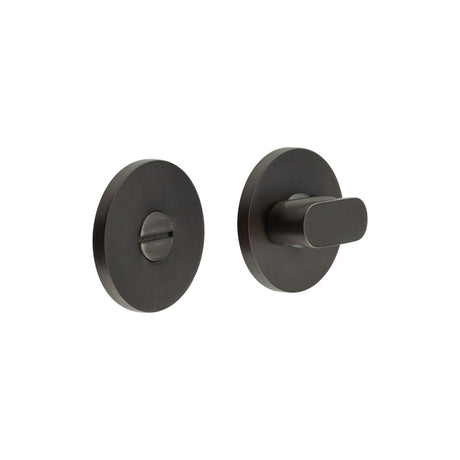 High quality image of CRES - CR-801 Dark Bronze Thumb Turn & Lock Round Rose Sku. CR-801A7DB