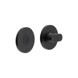 High quality image of CRES - CR-801 Black Thumb Turn & Lock Round Rose Sku. CR-801A7MB