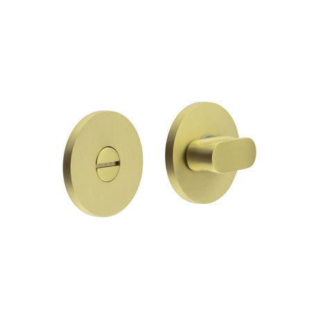 High quality image of CRES - CR-801 Satin Brass Thumb Turn & Lock Round Rose Sku. CR-801A7SB