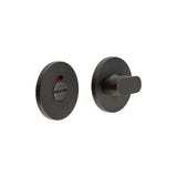 High quality image of CRES - CR-801 Dark Bronze Thumb Turn & Lock Round Rose w/ Indicator Sku. CR-801AJ7DB