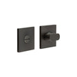 High quality image of CRES - CR-801 Dark Bronze Thumb Turn & Lock Square Rose Sku. CR-801B7DB
