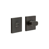 High quality image of CRES - CR-801 Dark Bronze Thumb Turn & Lock Square Rose Sku. CR-801B7DB
