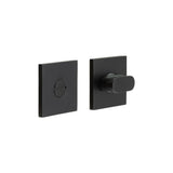 High quality image of CRES - CR-801 Black Thumb Turn & Lock Square Rose Sku. CR-801B7MB