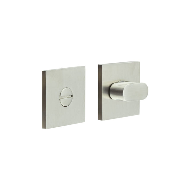 High quality image of CRES - CR-801 Satin Stainless Steel Thumb Turn & Lock Square Rose Sku. CR-801B7SSS