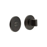 High quality image of CRES - CR-802 Dark Bronze Thumb Turn & Lock Round Rose Sku. CR-802A7DB