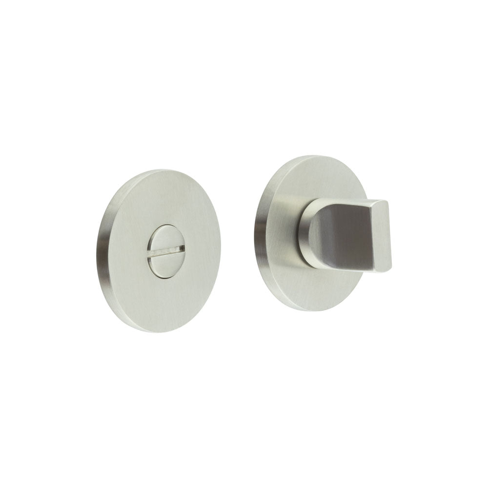 High quality image of CRES - CR-802 Satin Stainless Steel Thumb Turn & Lock Round Rose Sku. CR-802A7SSS