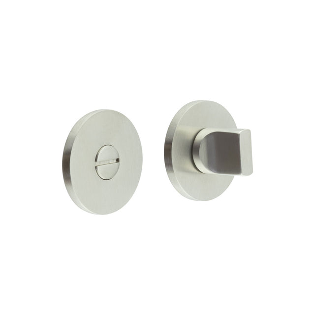 High quality image of CRES - CR-802 Satin Stainless Steel Thumb Turn & Lock Round Rose Sku. CR-802A7SSS