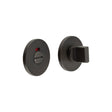 High quality image of CRES - CR-802 Dark Bronze Thumb Turn & Lock Round Rose w/ Indicator Sku. CR-802AJ7DB