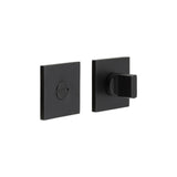 High quality image of CRES - CR-802 Black Thumb Turn & Lock Square Rose Sku. CR-802B7MB