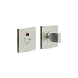 High quality image of CRES - CR-802 Satin Stainless Steel Thumb Turn & Lock Square Rose w/ Indicator Sku. CR-802BK7SSS