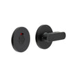 High quality image of CRES - CR-803 Black Thumb Turn & Lock Round Rose w/ Indicator Sku. CR-803AJ7MB