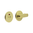 High quality image of CRES - CR-803 Satin Brass Thumb Turn & Lock Round Rose w/ Indicator Sku. CR-803AJ7SB