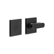High quality image of CRES - CR-803 Black Thumb Turn & Lock Square Rose Sku. CR-803B7MB