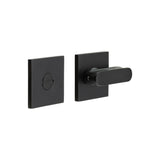 High quality image of CRES - CR-803 Black Thumb Turn & Lock Square Rose Sku. CR-803B7MB